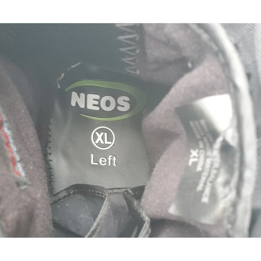 NEOS Overshoe Uptowner X Insulated Waterproof Black Overboots XL NEW